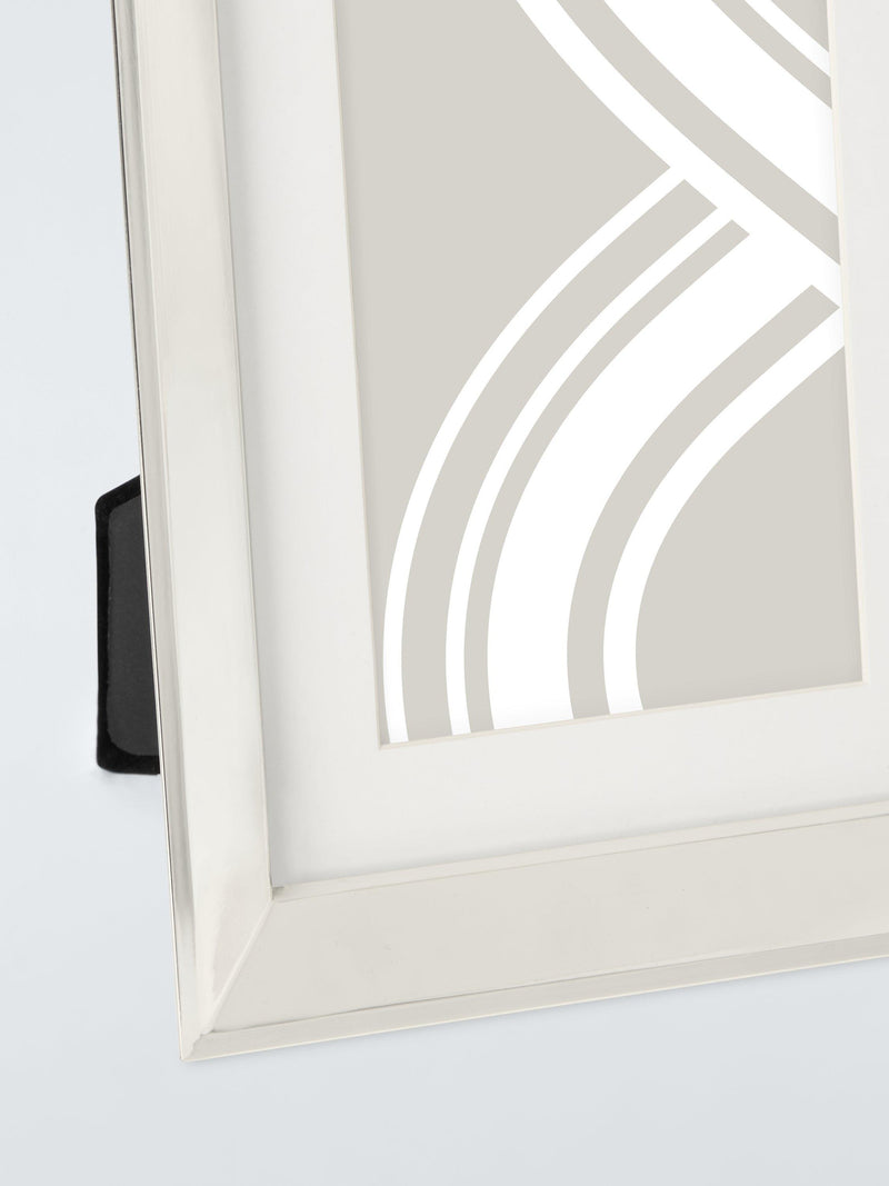 John Lewis silver photo frame 4x6, imported from the UK