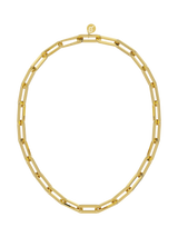 John Lewis EDBLAD Wonderful Ivy Maxi Link Necklace Gold Plated 45 cm- Buy online at McGrocer