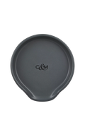 Cole & Mason ceramic spoon rest charcoal grey - British product