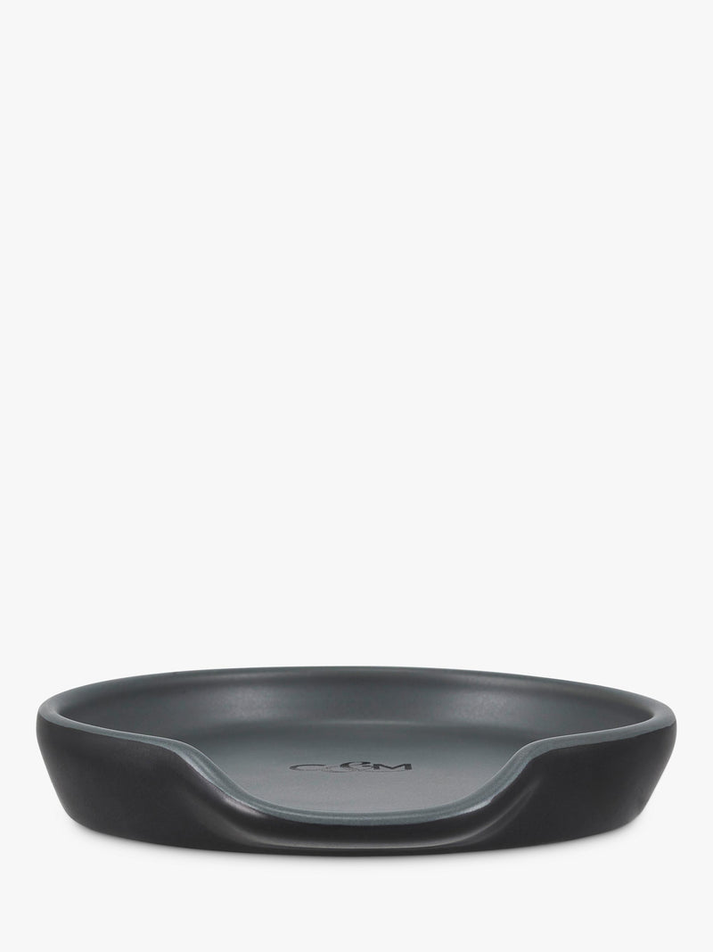 Cole & Mason ceramic spoon rest charcoal grey - British product