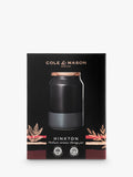 Cole & Mason ceramic storage jar charcoal grey 17cm - British product