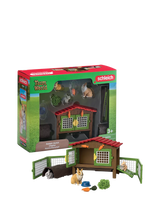 John Lewis schleich Farm World Rabbit Hutch & Rabbit Figurines- Buy online at McGrocer