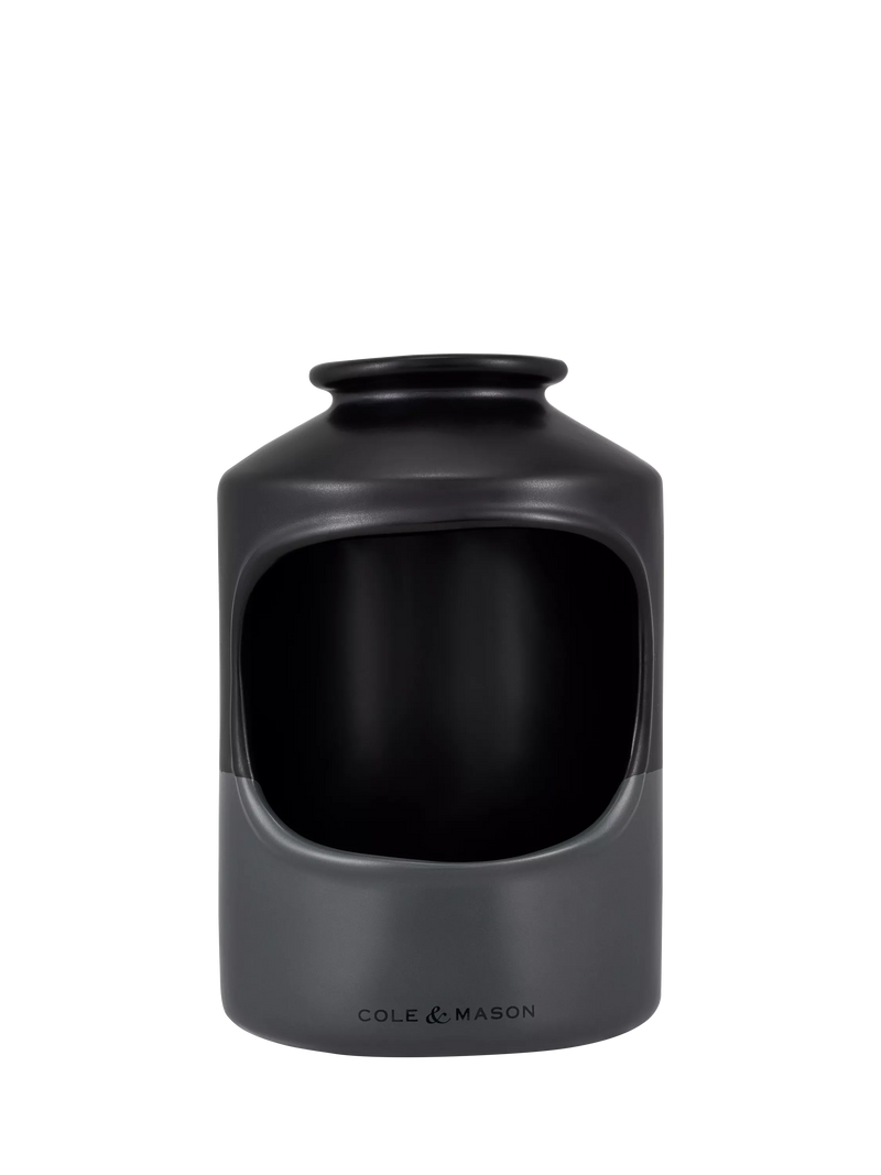 Cole & Mason ceramic salt pig charcoal grey, UK version