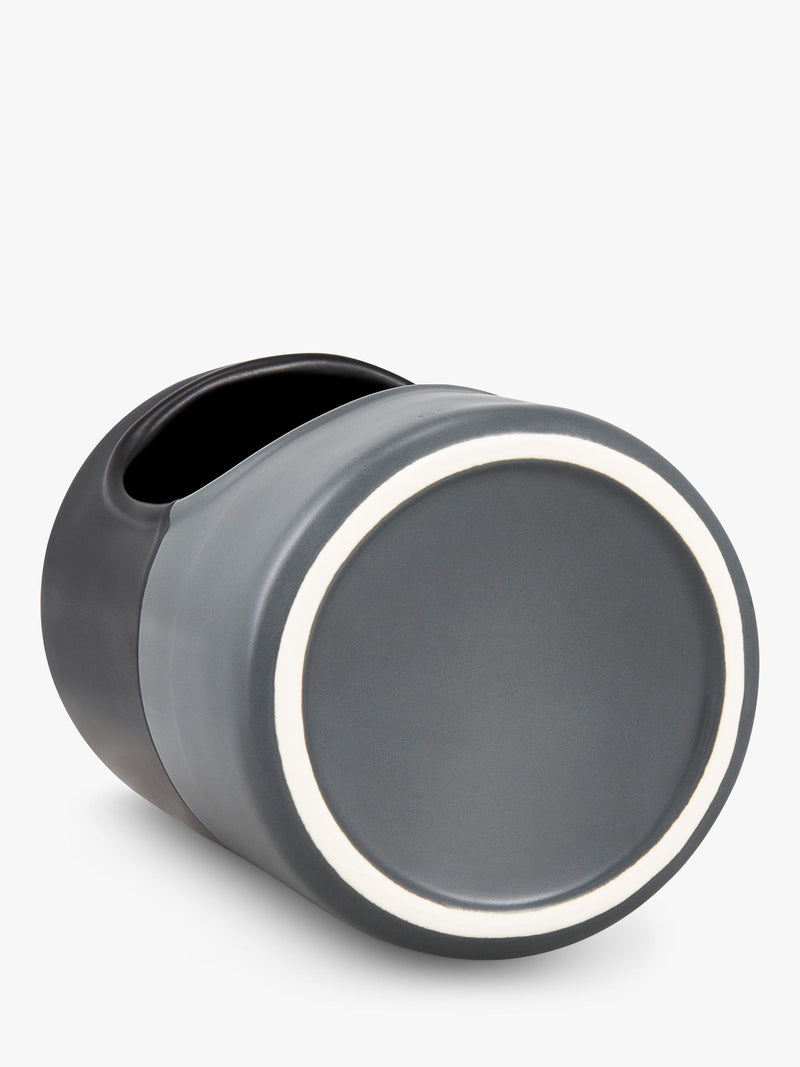 Cole & Mason ceramic salt pig charcoal grey, UK version