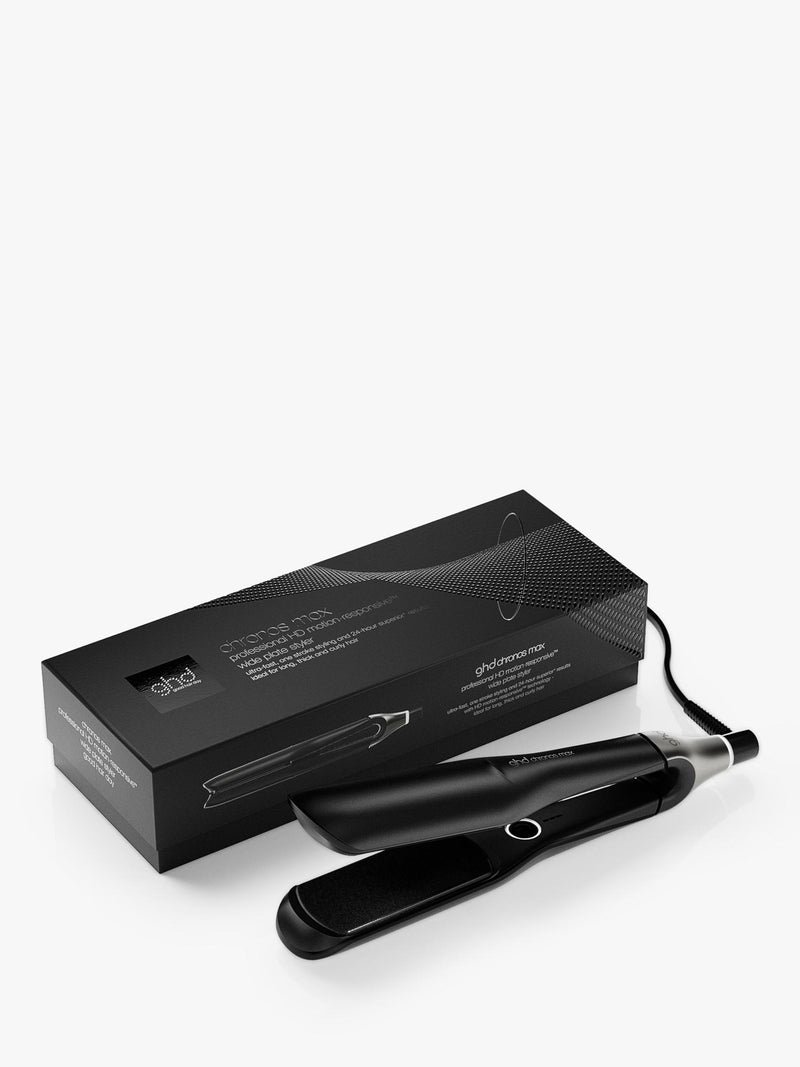 ghd Chronos Max wide plate hair straightener (British brand)