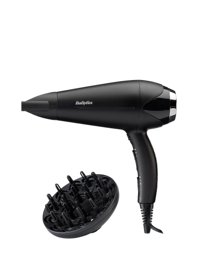 John Lewis BaByliss 2200 Turbo Smooth Hair Dryer, Black- Buy online at McGrocer
