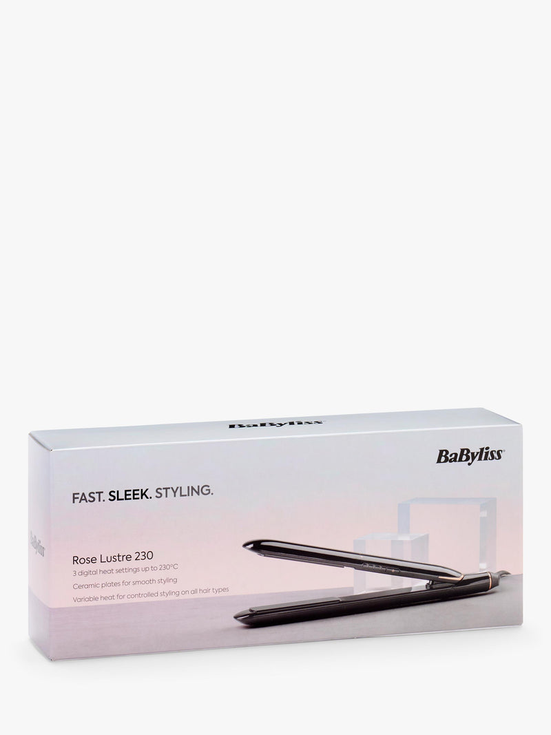 BaByliss hair straightener Rose Lustre 230, UK version