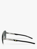Scuderia Ferrari square sunglasses 57mm silver/grey - British product