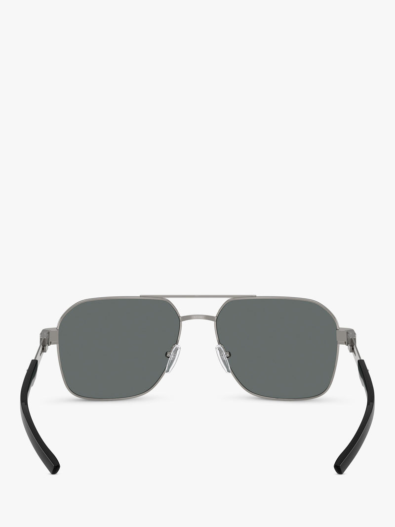 Scuderia Ferrari square sunglasses 57mm silver/grey - British product