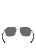 Scuderia Ferrari square sunglasses 57mm silver/grey - British product