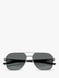 Scuderia Ferrari square sunglasses 57mm silver/grey - British product