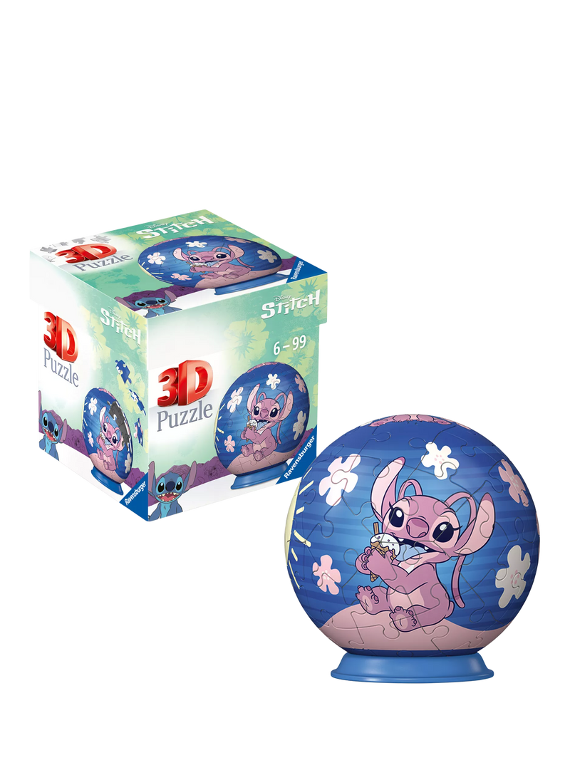 Ravensburger 3D jigsaw puzzle Stitch Angel Scrump 54 pieces, UK version