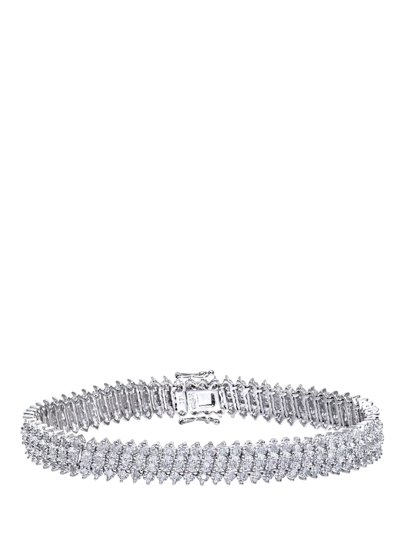 Mogul triple row diamond tennis bracelet 1.50ct (British brand)
