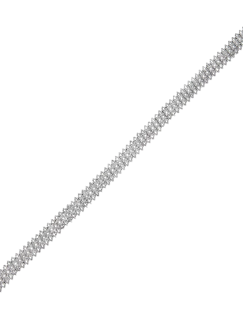 Mogul triple row diamond tennis bracelet 1.50ct (British brand)