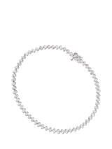 John Lewis Mogul 9ct White Gold Diamond Tennis Bracelet- Buy online at McGrocer