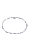 Mogul 0.50ct diamond tennis bracelet in white gold, UK version