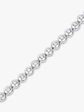 Mogul 0.50ct diamond tennis bracelet in white gold, UK version