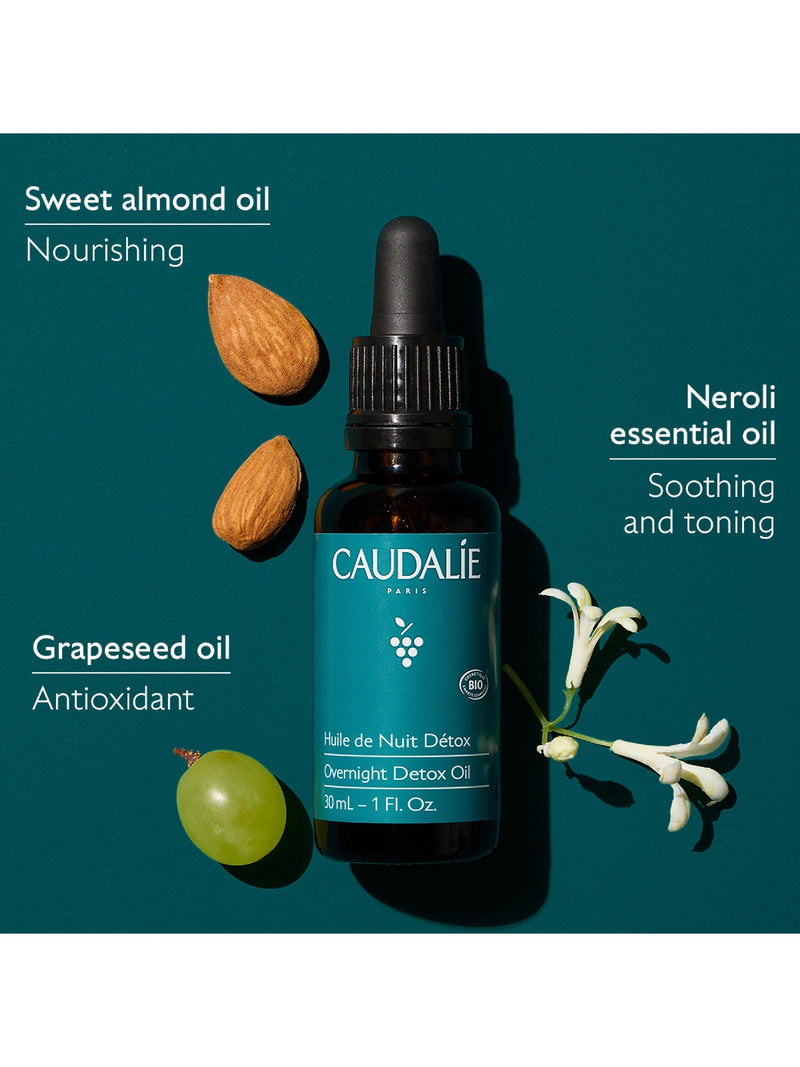 Caudalie detox oil 30ml, imported from the UK