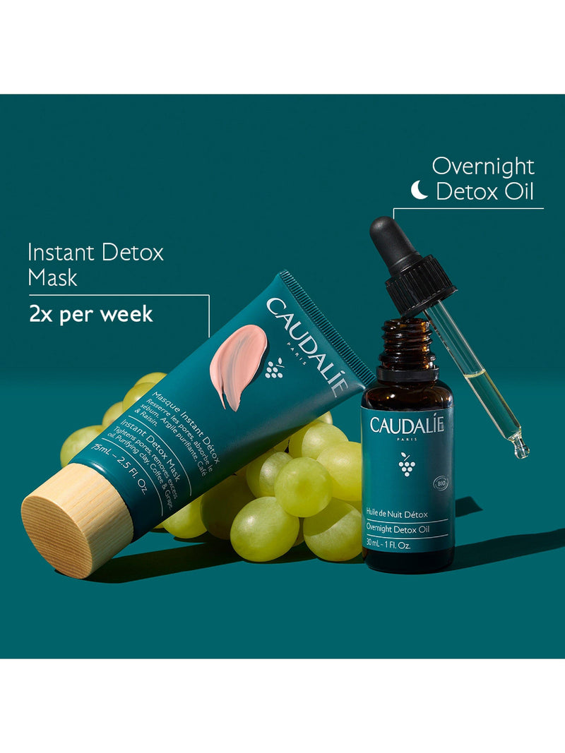 Caudalie detox oil 30ml, imported from the UK