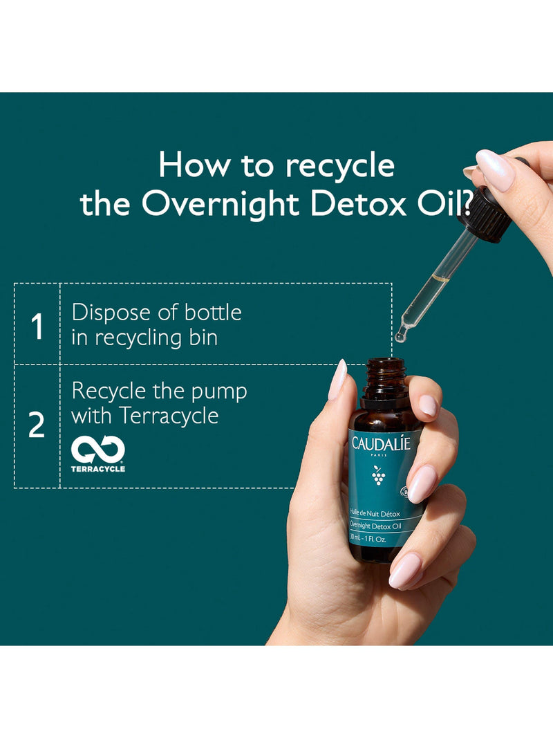 Caudalie detox oil 30ml, imported from the UK