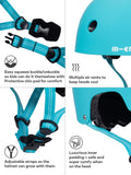 Micro Scooters kids helmet aqua (British brand)