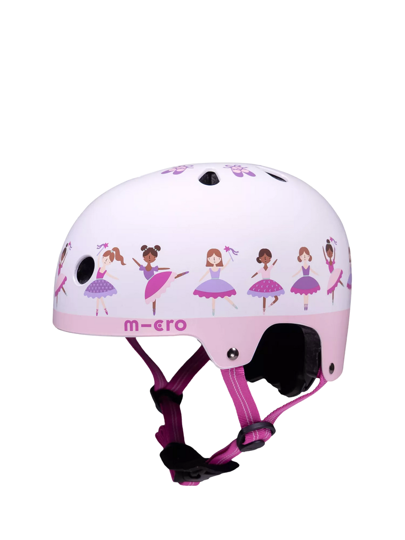 Micro Scooters kids safety helmet in pink - British product