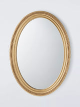 John Lewis John Lewis Vintage French Oval Wall Mirror, Antique Gold, 50 x 70cm- Buy online at McGrocer