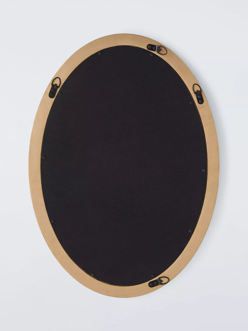 John Lewis oval wall mirror antique gold 50x70cm (British brand)