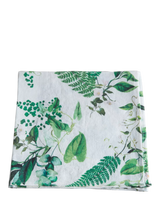 John Lewis By Hope Eden Linen Napkin, Green/Multi- Buy online at McGrocer