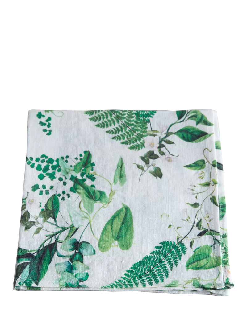 By Hope linen napkin Green/Multi 45cm x 45cm, imported from the UK