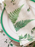 By Hope linen napkin Green/Multi 45cm x 45cm, imported from the UK