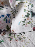 By Hope Flora linen table runner 200cm - British product