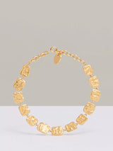John Lewis Reiss Millie Molten Square Chain Bracelet Gold- Buy online at McGrocer