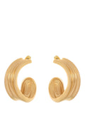 Reiss Flavia Fluid hoop earrings gold toned (British brand)