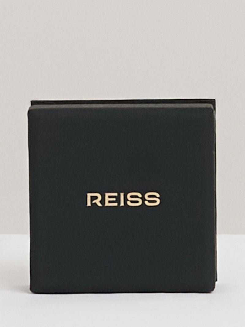 Reiss Flavia Fluid hoop earrings gold toned (British brand)