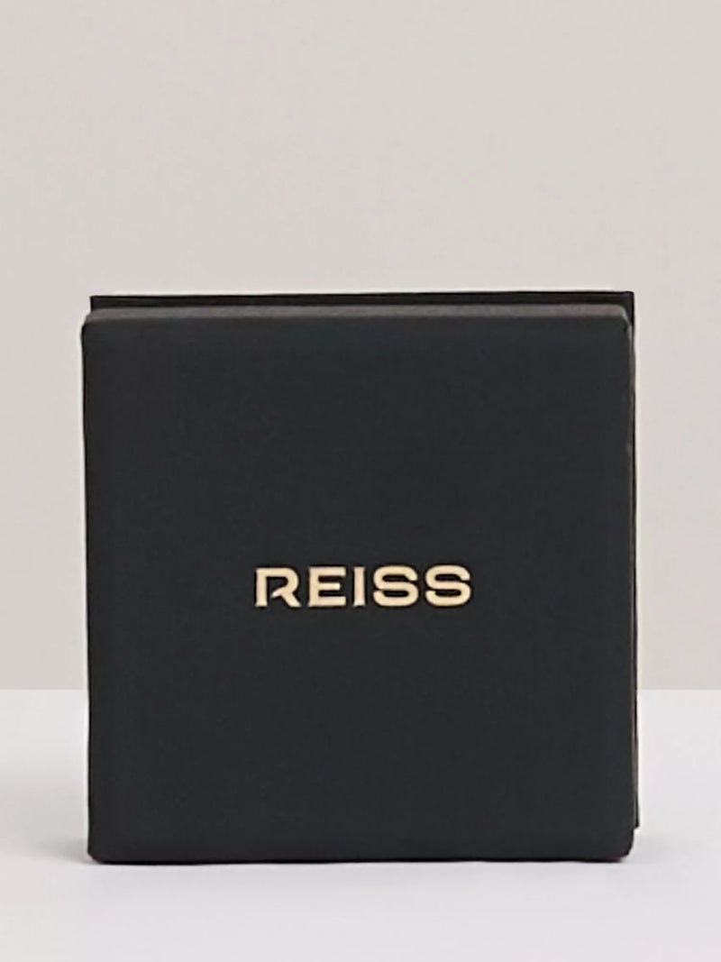 Reiss Flavia Fluid hoop earrings gold toned (British brand)