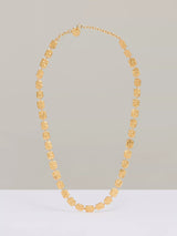 John Lewis Reiss Mila Molten Square Chain Necklace, Gold- Buy online at McGrocer