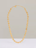 Reiss Mila Molten Square gold necklace, imported from the UK