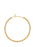 Reiss Mila Molten Square gold necklace, imported from the UK