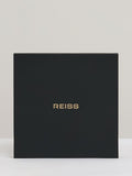 Reiss Mila Molten Square gold necklace, imported from the UK