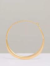 John Lewis Reiss Poppy Polished Curve Gold Choker- Buy online at McGrocer