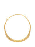 Reiss Poppy curve choker gold tone (British brand)
