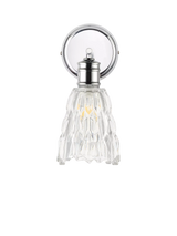 John Lewis John Lewis Marlow Crystal Glass Wall Light Chrome- Buy online at McGrocer