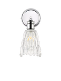 John Lewis Marlow crystal glass wall light chrome, imported from the UK