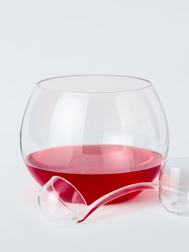 John Lewis punch bowl gift set clear - British product