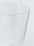 John Lewis stripe rim glass tumbler 315ml, imported from the UK