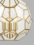 John Lewis geometric glass ball pendant ceiling light gold, UK version