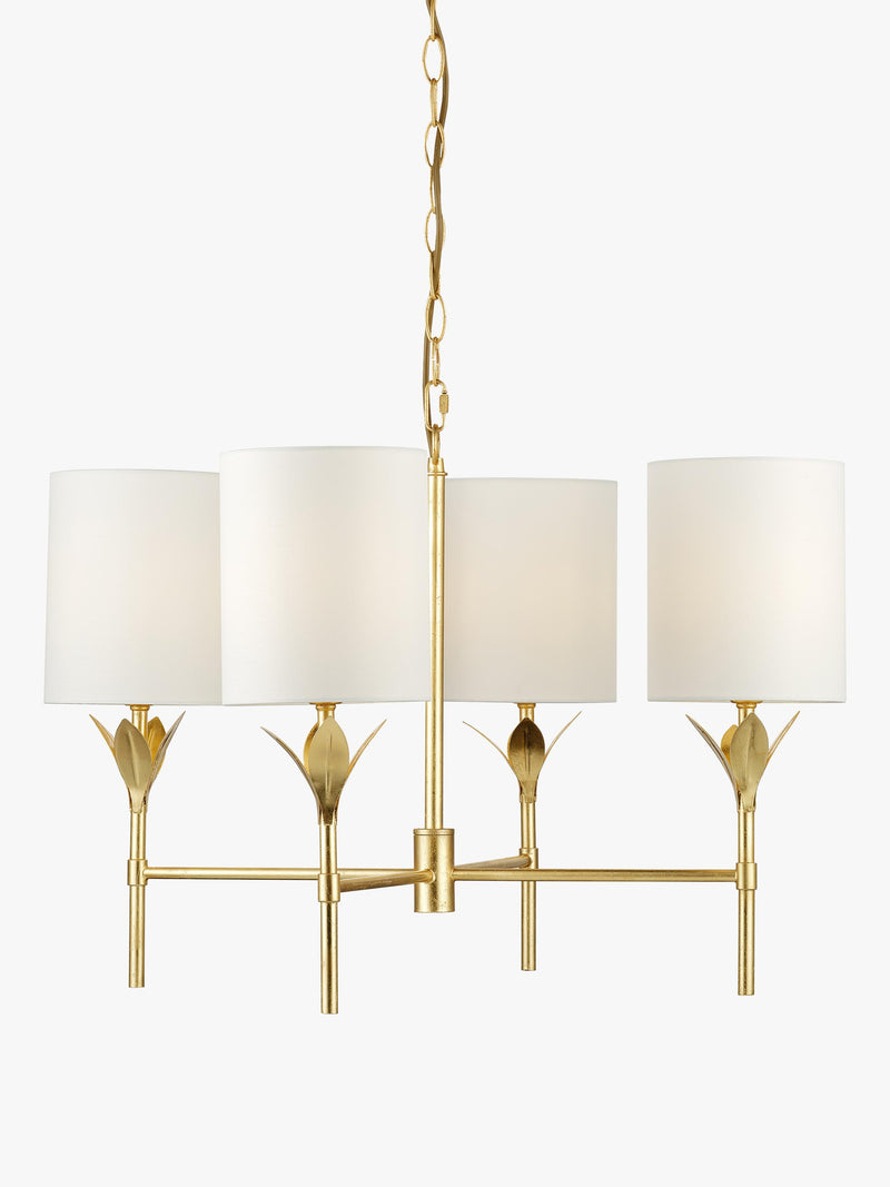 John Lewis 4 arm brass chandelier ceiling light UK version