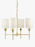 John Lewis 4 arm brass chandelier ceiling light UK version