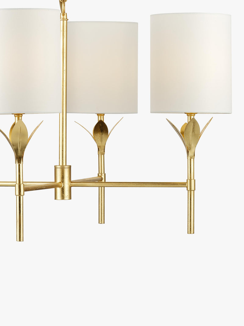 John Lewis 4 arm brass chandelier ceiling light UK version